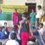 Distribution of bags etc._ in school at Bhopal – 1